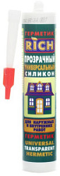 Герметик универсальный силиконовый прозрачный 280 мл